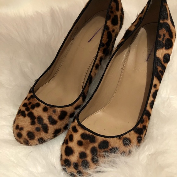 J Crew Collection Calf Hair Heels - Picture 2 of 3